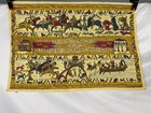 Vintage J  Franco Bayeux Tapestry Cotton Tea Towel Made In France 26  X 17 