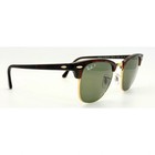  new  Ray-ban Rb3016 Clubmaster Polished Tortoise  Polarized G-15 Lens