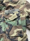Vintage Us Army Cold Weather Field Jacket Coat Lined Woodland Camo Small Regular