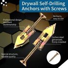 50pcs Self Drilling Drywall Anchors Screws Hollow Wall Anchor Expansion Kit