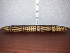 Australian Aboriginal Tribal Burnt Branded Incised Wood Original Clap Stick 