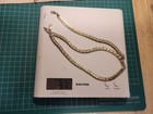 Sterling Silver And Gold Necklace And Bracelet Set  37g Of Silver
