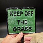 Vintage Style Cast Iron    keep Off The Grass    Parks Lawn Sign