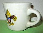 Early Boy Scout Mug With Decal With 13 Star Eagle Scout Emblem