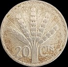 1942so Uruguay 20 Centesimos  720 Silver Km  29 Wwii Era 