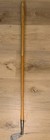 Vintage Wooden Putter With Scored Face    33 5in Shaft  