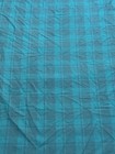 Alaska Airlines First Class Amenity Filson Green Plaid Throw Blanket 37 X 53    