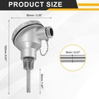 Pt100 1 2  Npt Rtd Thermocouple Temperature Sensor Probe -50 - 420c  304 8x50mm