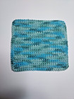 Handmade Crochet Dishcloths Set Of 6 100  Cotton Single Crochet With Edging New