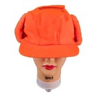 Vintage Hunting Cap Earflaps Blaze Orange 3m Thinsulate Trucker Hat Men s Medium