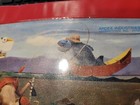 Vintage Ardee Industries Eat At Joe s Vinyl Lunch Box Fish Fishing Boy