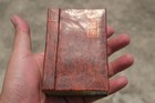 0131 A Qianlong Book-form Scholar   s Paperweight With Imitation Wood-grain Glaze