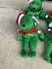 Salvino s Bamm Beano s Green Holiday Chirstmas Lot Of 6 Bears Nwt