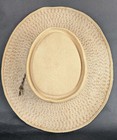 1950s Vintage 7-3 8  Shutteleworth Straw Porkpie Straw Fedora Hat