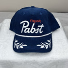 Pabst Blue Ribbon Original Beer Trucker Corduroy Cap Snapback Rope Hat