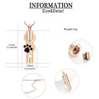 Pet Cremation Jewelry Paw Print Urn Necklace For Ashes F  dog cat Ashes Necklace