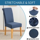4 6pcs Waterproof Chair Seat Covers For Dining Room Form Fit Seat Covers