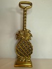 Vintage Virginia Metalcrafters Williamsburg Pineapple Solid Brass Doorstop 15 5   