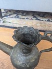 Antique Hand Made Persian Qajar Islamic Metal Jug With Handle