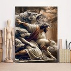 Jesus And Wolf Paint By Numbers For Adults - Diy Adult Paint By Number Kit 16x2