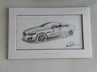 2018 Jaguar Xj Owners Welcome Book Letter Artist Sketch Dealer Promo Promotional