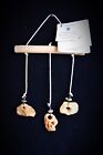 Hag Stone Wind Chime Talisman Seraphinite Wiccan Pagan Witchcraft Odin Stone