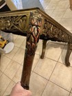 Sino European   Chinoiserie   Parlor Table   Vintage Chinese Export Furniture 