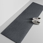 2 x7  Washable Solid Machine Tufted Runner Rug Gray - Made By Design