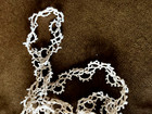 Antiqued Wide Hand Tatted Lace Trim- 6yds