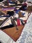 Antique Crazy Quilt Signed Dated 1906 1909 Silk Velvet 57x42 Handmade