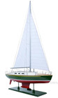 Omega 46 Sailboat Wooden Sloop Model Yacht 30  Handcrafted Fully Assembled Boat