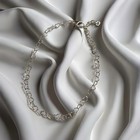 Sterling Silver Heart Ankle Bracelet - Anklet - Variety Of Sizes - 9  To 10 