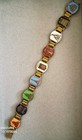 Vintage Paris France Souvenir Panel Bracelet 7 5  29 4g Eiffel Tower Notre Dame