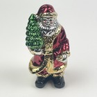 Vintage Mercury Glass Santa Claus Table Top Figurine 6 