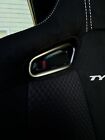 Hyper Suede  black  Front Seat Covers For 2017-2021 Civic Type R Fk8