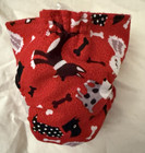 Female Dog Puppy Pet Diaper Washable Pant Sanitary Underwear Red Dogs Xxxs