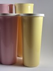 Vintage Tupperware 16oz Impression Tumbler Pastel  set Of 12  Brand New Unused
