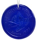 Blenko Suncatcher  Chessie The Railroad Kitten  Cobalt  4  New