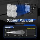 Novsight 3  Led Off Road Lights Spot Flood Pods Driving Work For Jeep Truck Suv
