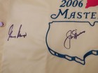 The  big Three  Autographed Masters Flag    Psa dna Authenticated 