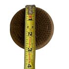 Vintage Round Heavy Metal Spike Flower Frog Floral Arrangement Rustic 3  Read