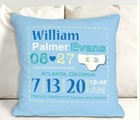 Birth Announcement Throw    personalized    Pillow 