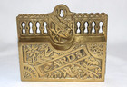 Vintage Ornate Brass Victorian Style Business Card Holder
