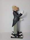 Vintage 2002 Bombay Company Jeeves James The Butler Wine Bottle Holder Statue