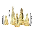 Acrylic Christmas Tree 5 Pieces With Led Lights For Home Party Holiday Decor