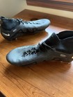 Nike Air Zoom Mercurial  Superfly 9 Pro Fg Soccer Cleats Mens 9 Black Silver Pro
