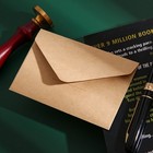 30 Pcs Brown Envelopes Stationery Set Vintage Holiday Tiny Miniature