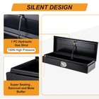 Steel Truck Bed Tool Box  Heavy Duty Waterproof Metal Tool Box Organizer