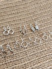 7 Styles Silver Earrings Made For 11-12  Dolls 1 6