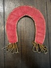 Antique Dated 1907 Good Luck Horseshoe Iroquois Souvenir Indian Bead Niagra